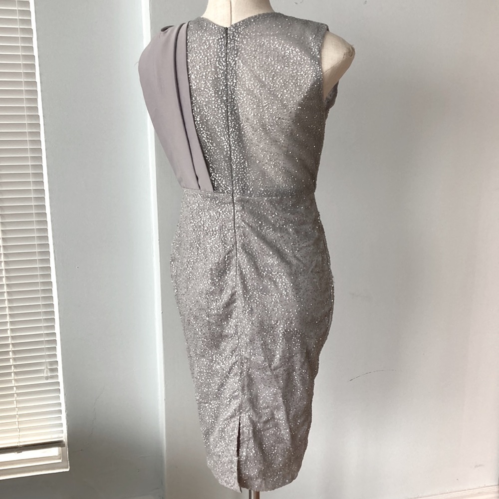 Vintage silver sparkle cocktail dress - Picture 9 of 12